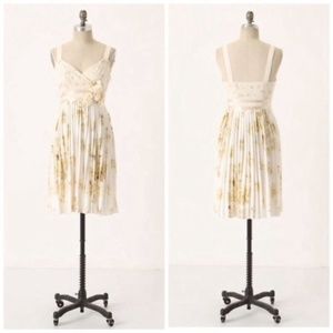 Anthropologie Deletta Tea and Sweets Floral Dress